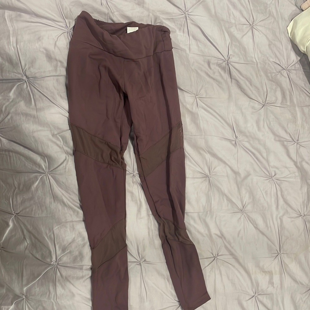 purple pixies purple/mesh legging